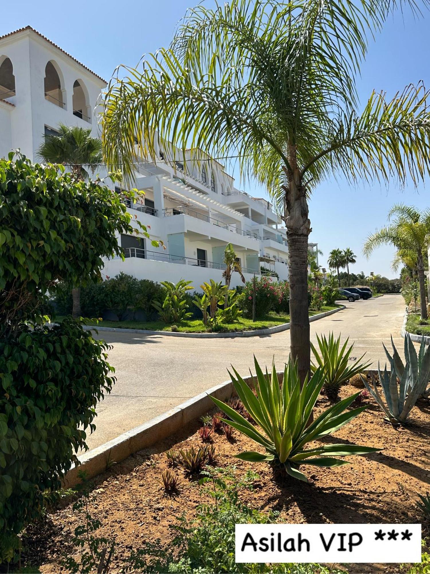 Asilah Vip - Haut Standing - Vue Mer - Piscines - Plage A 5 Minute - Garage Privee - Acces Pmr 外观 照片