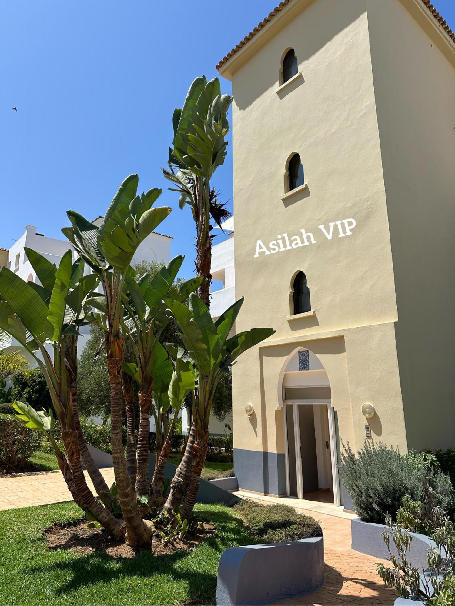 Asilah Vip - Haut Standing - Vue Mer - Piscines - Plage A 5 Minute - Garage Privee - Acces Pmr 外观 照片